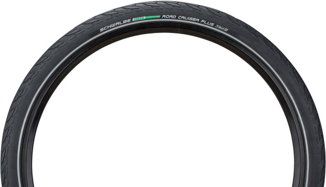 Schwalbe Cubierta de alambre Road Cruiser Plus 28" - negro-reflejante/47-622 (28x1,75)