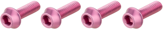 Wolf Tooth Components Tornillos para portabidones - rosa/universal