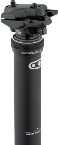 crankbrothers Tija de sillín Highline 3 80 mm - black/30,9 mm / 380 mm / SB 0 mm