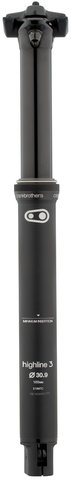 Tija de sillín Highline 3 100 mm - black/30,9 mm / 370 mm / SB 0 mm