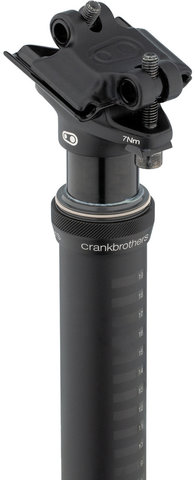 Crankbrothers Highline 7 Reggisella Telescopico Nero Passaggio Interno Nero  Nessun Comando