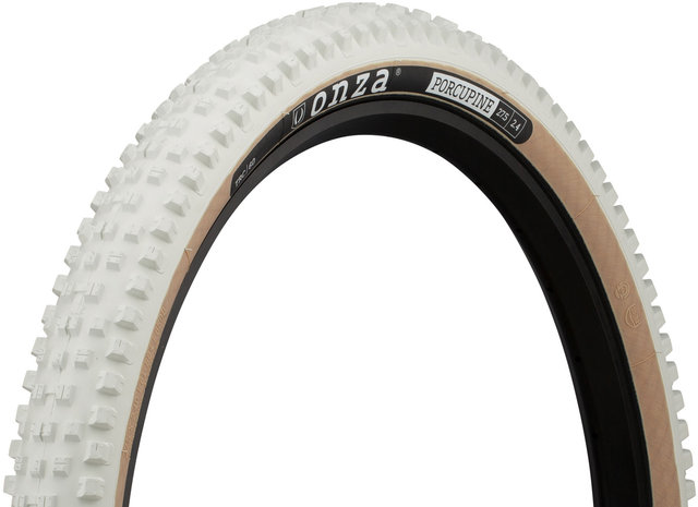 Onza Porcupine TRC SC60 27.5" White Edition Folding Tyre - white-brown/27.5x2.4