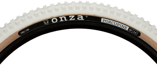 Onza Cubierta plegable Porcupine TRC SC60 29" White Edition - blanco-marrón/29x2,4