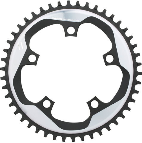 SRAM Kettenblatt X-Sync für Force 1 / Rival 1 / CX 1, 110 mm - grey anodized/46 Zähne