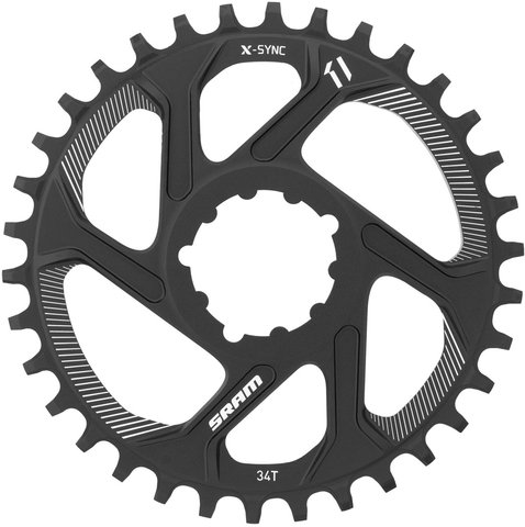 SRAM Kettenblatt X-Sync Direct Mount Boost Alu f. XX1 / X01 / X1 / X0 / X9 - black/34 Zähne