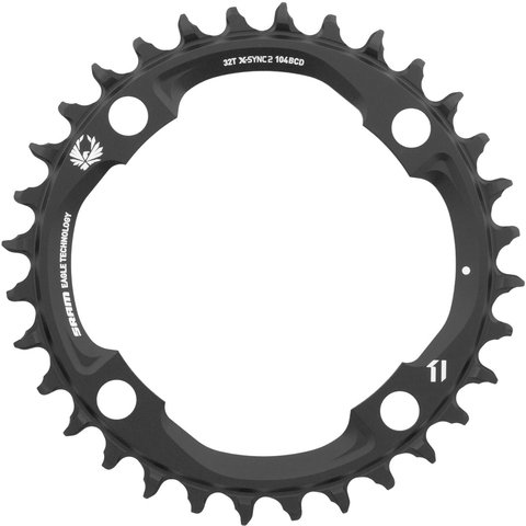 SRAM Plato X-Sync 2 para X01/XX1/GX Eagle, 104 mm - black/32 dientes