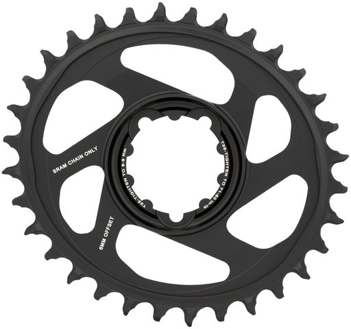 SRAM Oval X-Sync 2 Direct Mount 6 mm Chainring for X01/XX1/GX Eagle - black/32 tooth