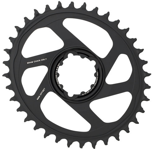 SRAM Kettenblatt Oval X-Sync 2 Direct Mount 6 mm für X01/XX1/GX Eagle - black/36 Zähne