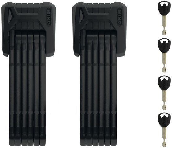 Set de candado plegable Bordo Granit XPlus 6500 Twin con soporte SH - black/85 cm