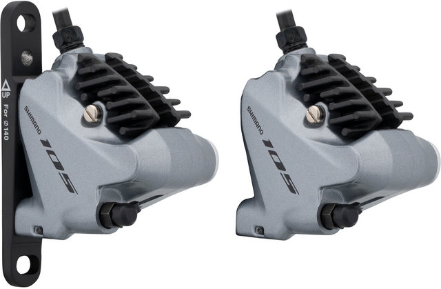 105 v+h Set BR-R7070 + ST-R7025 Scheibenbremse - spark silver/Satz (VR + HR)