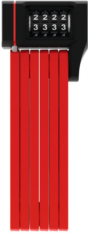 Bordo uGrip Combo 5700 Faltschloss mit SH Halter - red/80 cm