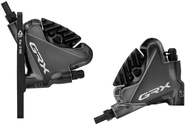 Shimano Set de frenos de disco d+t GRX BR-RX810 + Di2 ST-RX815 - negro-gris/set (RD + RT)