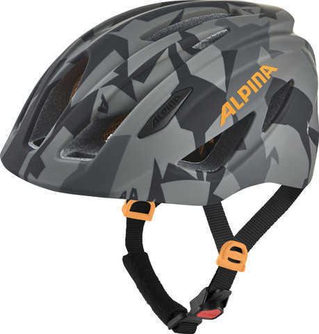 Alpina Pico Flash Kids Helmet - black camo orange matt | 50 - 55 cm