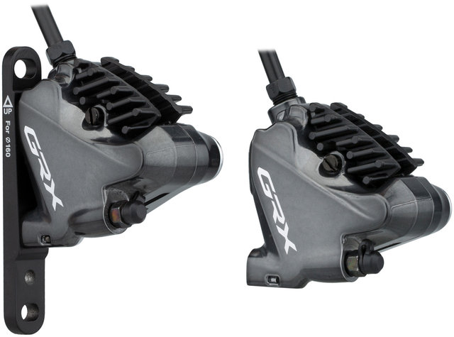 GRX BR-RX810 + ST-RX810 / BL-RX810 Disc Brake Set - black-grey/set (front+rear)