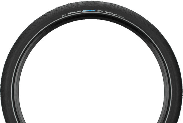 Schwalbe Big Apple Performance RaceGuard 24" Wired Tyre - black-reflective/24x2.0 (50-507)