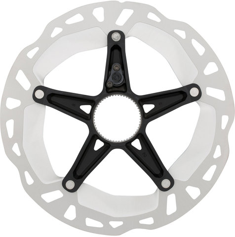 Shimano RT-EM810 Center Lock Brake Rotor for STEPS w/ External Teeth - silver-black/180 mm