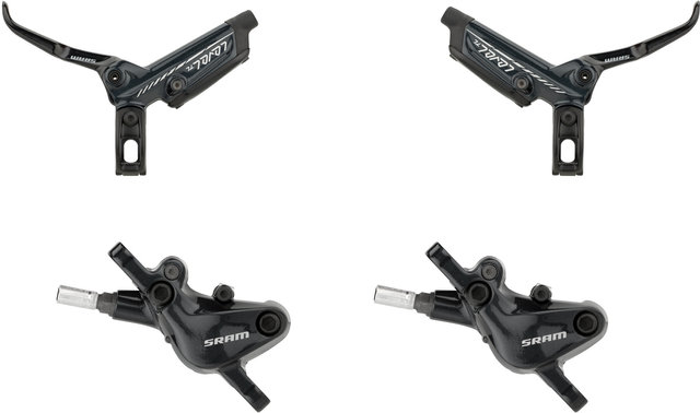 SRAM Set de Freins à Disque av+arr Level TL - gloss black/set (roue avant et arrière)