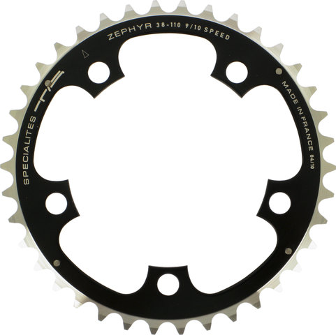 TA Zephyr Chainring, 5-arm, Centre, 110 mm BCD - black/38 tooth