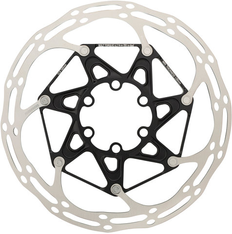 Disque de Frein Centerline X Rounded 6 trous Vis en Acier 2 parties - silver-black/160 mm