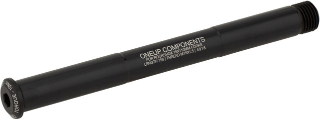 OneUp Components Axle F Steckachse VR 15 x 110 mm Boost für RockShox - black/15 x 110 mm