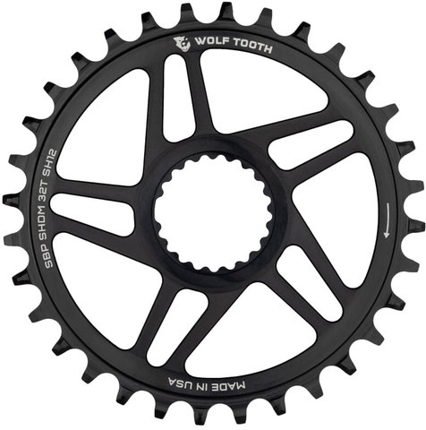Direct Mount Boost Kettenblatt Shimano für HG+ 12-fach Kette - black/32 Zähne