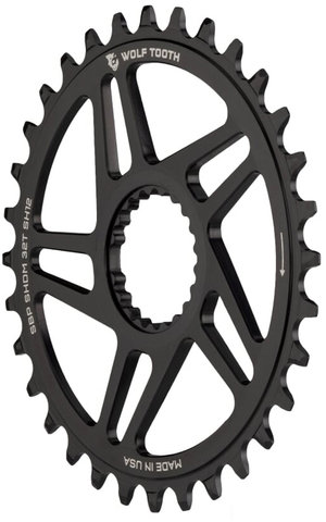 Wolf Tooth Components Direct Mount Boost Shimano Chainring for HG+ 12-speed Chains - black/32 tooth