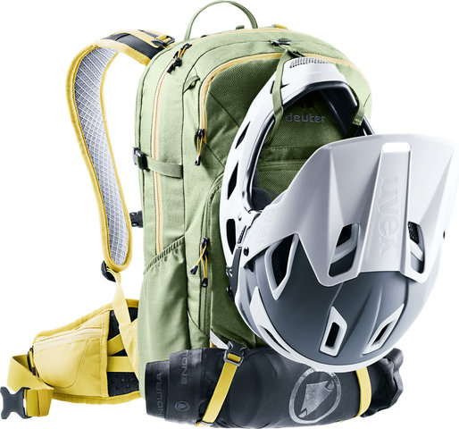deuter Mochila con protección integrada Attack 20 - khaki-turmeric/20000 