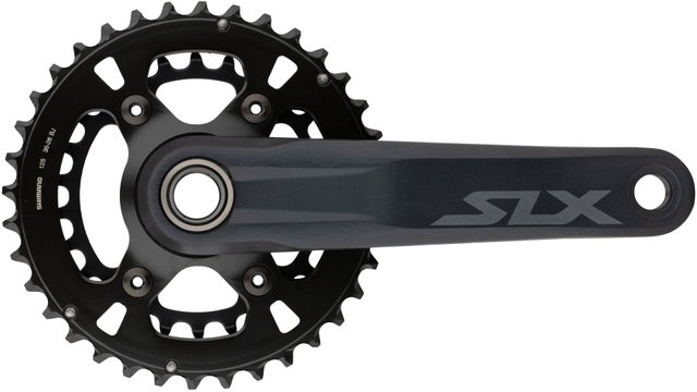 Shimano SLX Kurbelgarnitur FC-M7100-2 Hollowtech II - schwarz-grau/170,0 mm 26-36