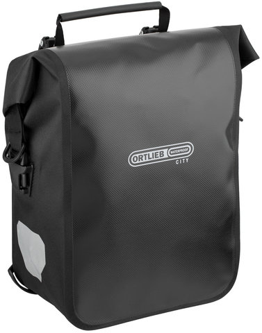Front-Roller City Fahrradtaschen - schwarz/25 Liter