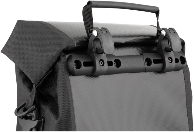 Front-Roller City Fahrradtaschen - schwarz/25 Liter
