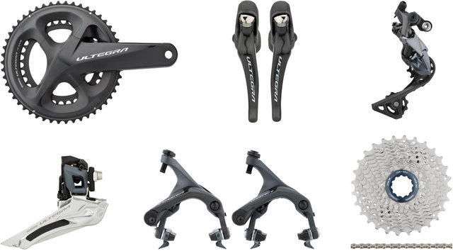 Ultegra R8000 2x11 34-50 Groupset - black-anthracite/175.0 mm 34-50, 11-28
