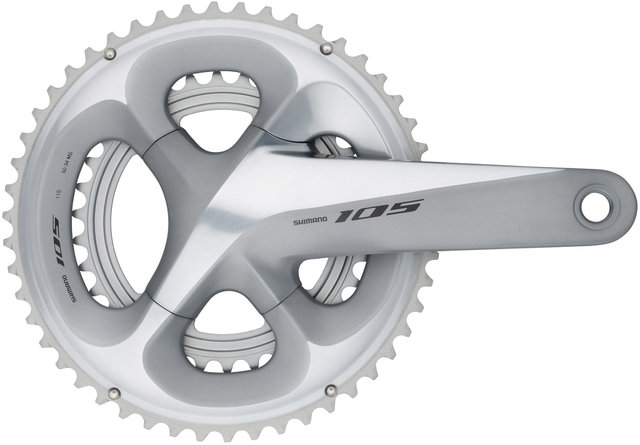 Shimano 105 FC-R7000 Hollowtech II Crankset - spark silver/172.5 mm 34-50