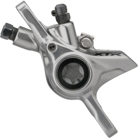 Shimano XTR XC BR-M9100 Brake Caliper w/ Resin Pads - grey/front / rear post mount 6"