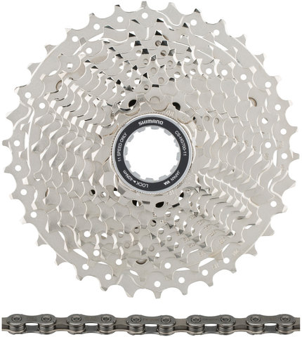 105 R7000 2x11 34-50 Groupset - silky black/172.5 mm 34-50, 11-34