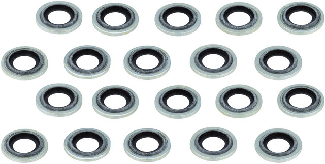 Jagwire O-Rings for Brake Hoses - silver-brown-black/M6 (Mineral Oil / DOT)
