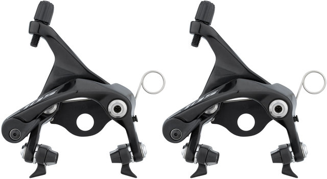 Shimano Set de frenos de llanta 105 d+t BR-R7010 para montaje directo - silky black/set ( RD+RT tubo de asiento )