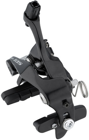 Shimano Set de frenos de llanta 105 d+t BR-R7010 para montaje directo - silky black/set ( RD+RT tubo de asiento )