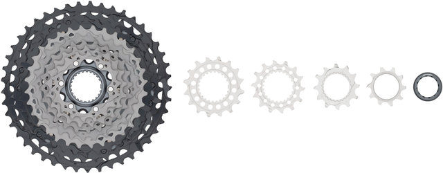 Cassette XTR CS-M9100-12 de 12 velocidades - plata/10-45