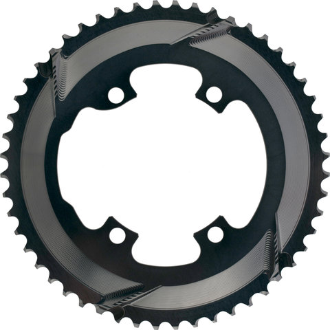 absoluteBLACK Round Road 110/4 Chainring for Shimano Dura-Ace / Ultegra / 105 - grey/52 