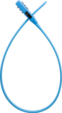 Kryptonite Candado de cable con combinación de cierre rápido - azul | 45 cm