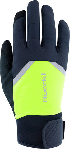 Roeckl Rienz GTX Full Finger - Gloves - dress black-fluo yellow/9/L