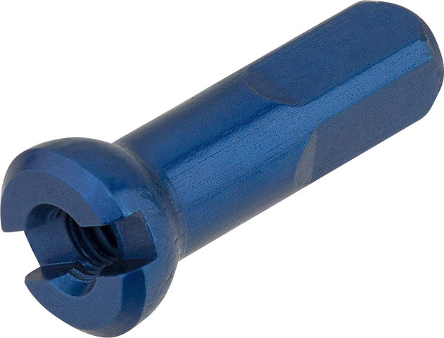 Sapim Polyax Aluminium-Nippel - 20 Stück - blau