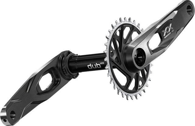 SRAM Juego de Bielas XX DH T-Type CL 56,5 DUB - black | 34 | 150,0 mm | 150,0 mm