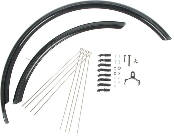 Procraft Juego guardabarros Rainbow MTB 55 ruedas delantera y trasera - negro/55 