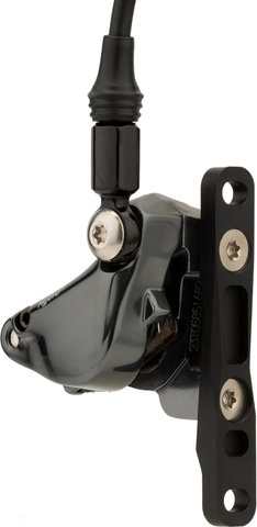 SRAM Force 1 HRD FM Scheibenbremse mit Dropper Actuator - black-grey/Vorderrad/links (seitenspezifisch)