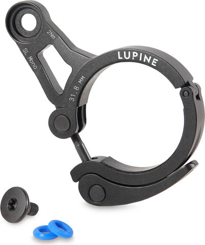 Lupine Lenkerhalterung Schnellspanner für SL Mono Fahrradlampe - schwarz