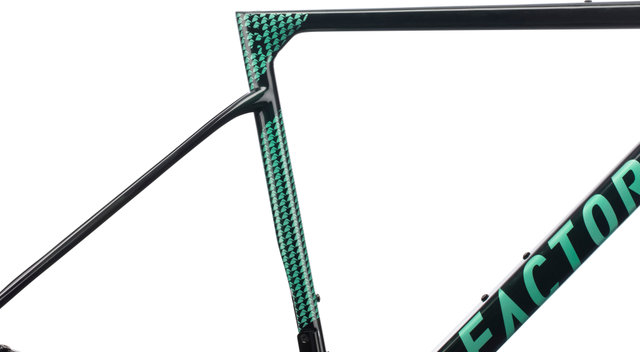 Factor Kit de Cadre en Carbone LS Disc Gravel - british green/M/Axe Traversant 12 mm