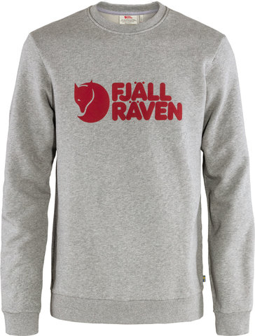 Fjällräven Logo Sweater Pullover - grey melange | S