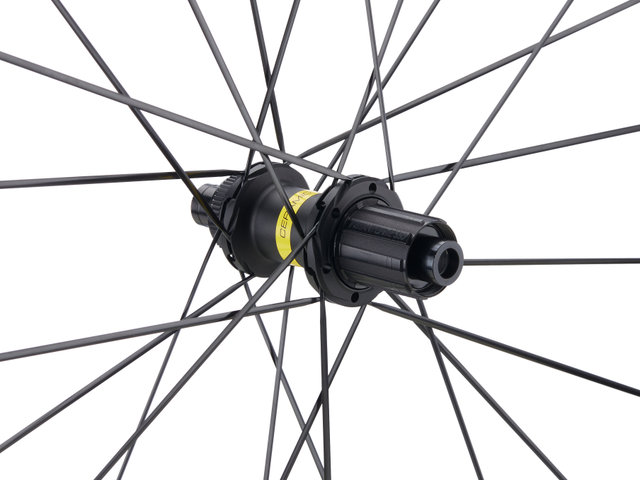 Mavic Juego de ruedas Cosmic SLR 32 Disc Center Lock 21 mm 28" de carbono - negro/Shimano carretera/142 mm/100 mm/28"