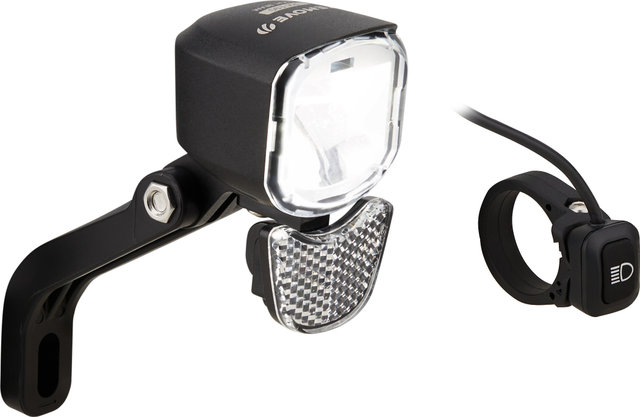 Litemove RX-E90 LED HB/LB E-Bike Front Light for Fork Mounting with StVZO - black